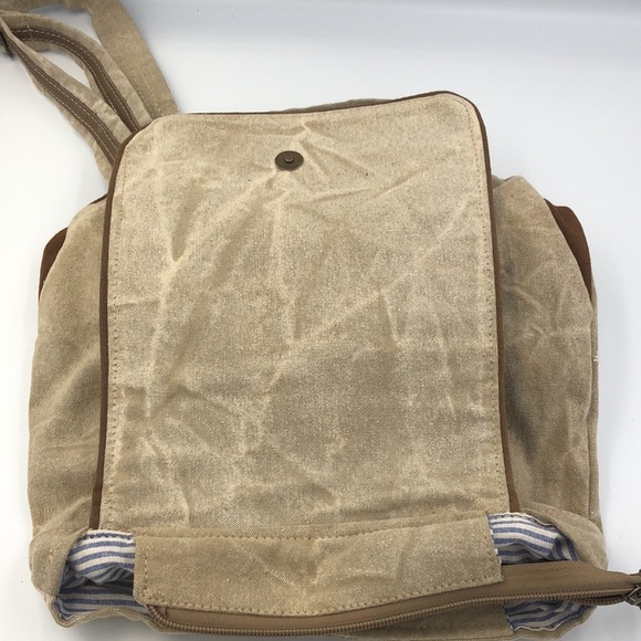 Travel Backpack Brown Dry Clean Only Denmark, Poland, Africa,U.S.A. - Picture 5 of 13